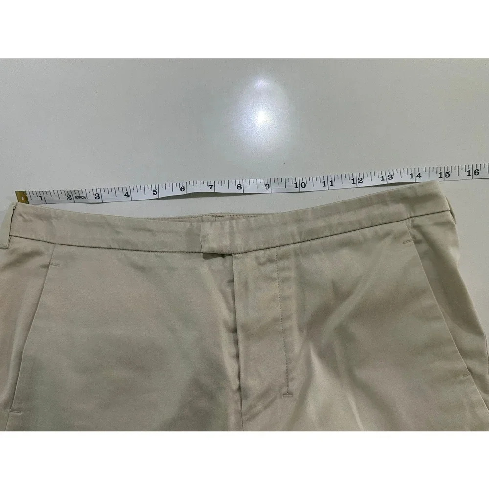 S Max Mara Beige Cotton Blend Stretch Trousers Pants Size 6 US 8 GB 40‎ IT